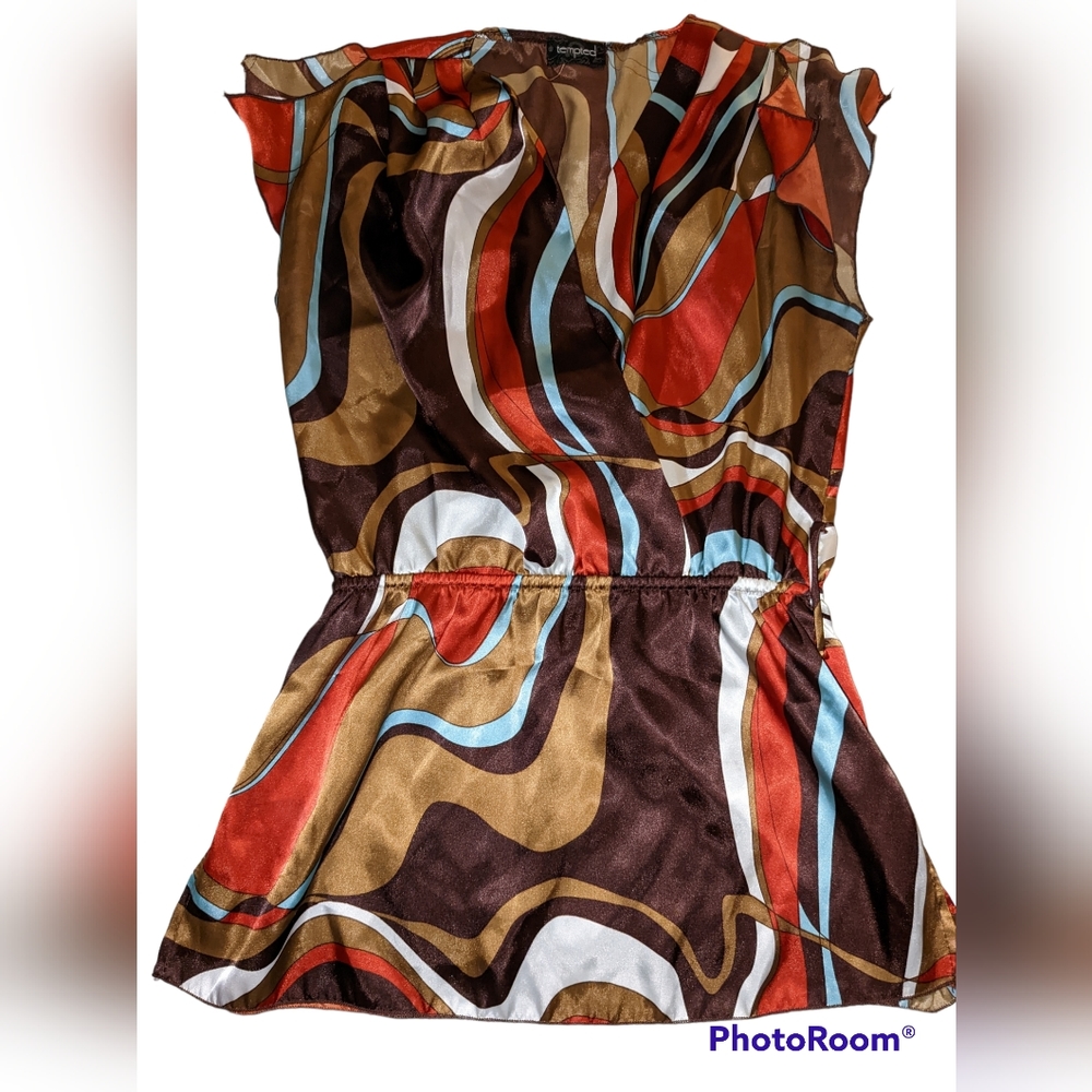 Women's satin blouse